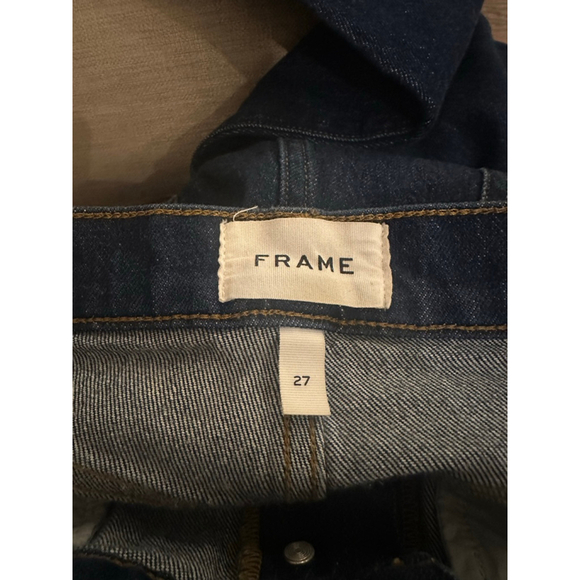 Women's FRAME Blue Le Original Straight Leg Jeans Size 27 - Picture 11 of 12